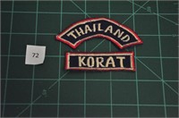 Thailand & Korat tabs Military Patch Vietnam
