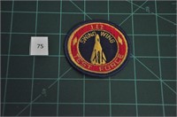 111 Swing Wing Test Force Military Patch 1970s