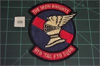 The Iron Knights 9th Tac Ftr Sqdn Military Patch