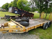 '07 Homemade 16' Twin Axle Flatbed Trailer
