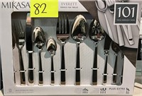 mikasa 101pc silverware set