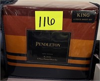 pendleton king flannel sheet set