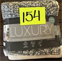 luxury 2 hand towels 2 wash cloths