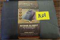 outdoor blanket with hood