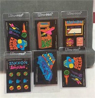 1983 Topps Sega Zaxxon Sticker Puzzle Cards