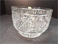 Large Polish Crystal Bowl