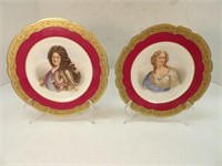 Signed Sevres Plates