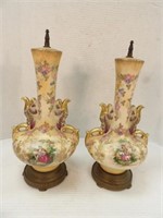 Signed Vase Lamps