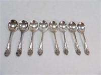 Sterling Wallace Silver Soup Spoons