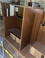 (5th) Disassembled Wooden Office Computer Desk