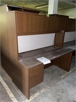 (5th) Wooden Office Computer Desk w/ Overhead