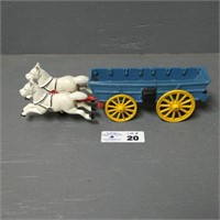 Cast Iron Horse & Wagon
