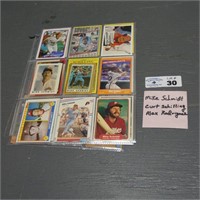 Mike Schmidt & Curt Schilling Phillies Cards