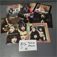 1980's Picture Sleeve 45 Records