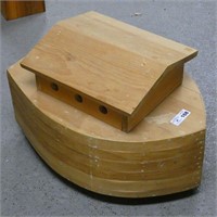 Large Wooden Ark w/ Animals