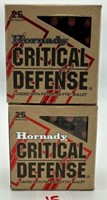 (50) Rounds of Hornady Critical Defense 9mm HP