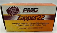 (500) Rounds of PMC Zapper 22lr High Velocity