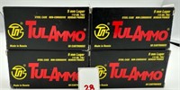 (200) Rounds of Tulammo 9mm 115gr Steel Casing.
