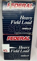 (50) Rounds of Federal Heavy Field Load 12ga 2