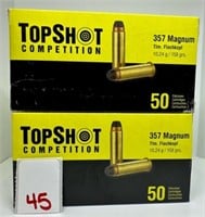 (100) Rounds of TopShot Competition .357Magnum