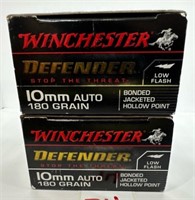 (40) Rounds of Winchester Defender 10mm Auto