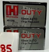 (40) Rounds of Hornady 10mm 175gr FlexLcok HP.