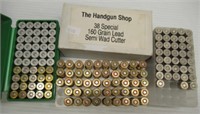(138) Rounds of various .38 Special ammo.