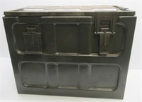 Large metal ammo can, measures 18" x 9" x 14".