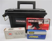 Range Maxx plastic ammo box with (60) Rounds of