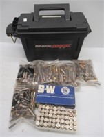 Range Maxx plastic ammo box with (289) rounds of