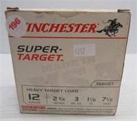 (25) Rounds of Winchester super target 12 gauge 2
