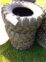 (4) 25x10-12 ATV Tires