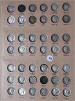(40) Mercury Silver Dimes from 1916 - 1931-S.