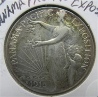 1915 Panama Pacific Expo Silver Half Dollar.
