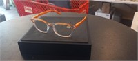 Orange Fashion Reader Glasses +1.25