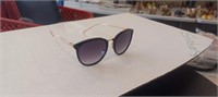 Ladies Black & Rose Gold Sunglasses