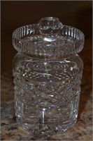 Waterford Crystal Lidded Mustard Jar