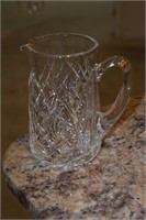 Waterford Water Pitcher, Measures: 7"T