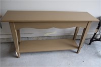 Painted Maple Sofa Table with Lower Shelf,
