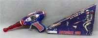 AstroRay Space Gun Tin Toy With Original Box