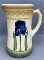 Early 8in Roseville Iris Pitcher
Cpl glaze