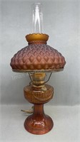 Aladdin Amber Lincoln Drape Lamp
Quilted shade