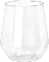 Oojami Plastic Wine Champagne Glasses