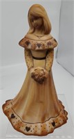 Chocolate Satin Bridesmaid Doll  Valentine Design