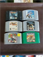 6 Nintendo 64 game's