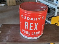 Cudahy's Rex Pure Lard (empty can)
