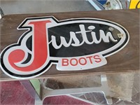 Justin Boots Sign