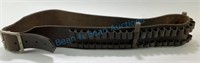 Leather 30-06 ammo belt approximate size 32 to