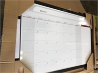 Dry Erase Calendar Board with 24''x36'' Paper