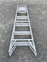 (W) Two 6ft Metal Ladders
